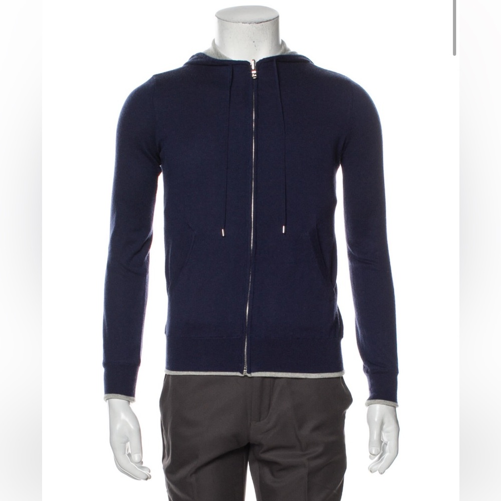 Ralph Lauren (Polo) Reversible Silk/Cashmere Hoodie